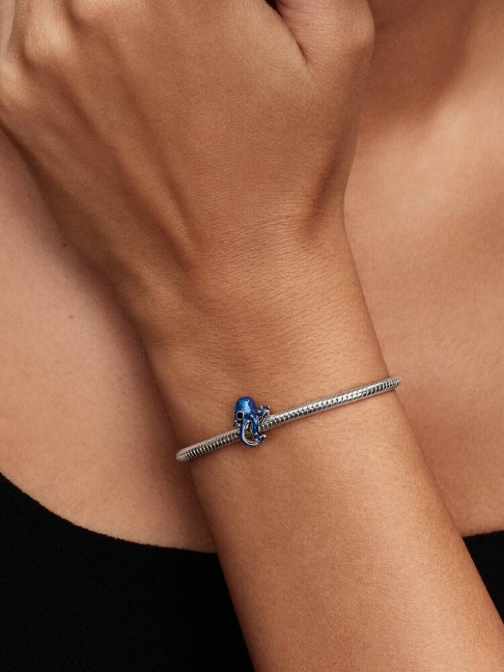 Pandora Blue Octopus Charm - Picture 4 of 6
